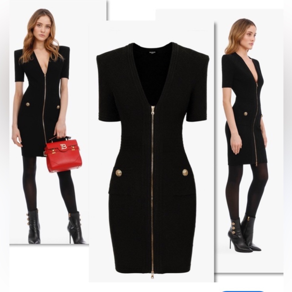 BALMAIN designer dress, size 40, excellent preowned condition